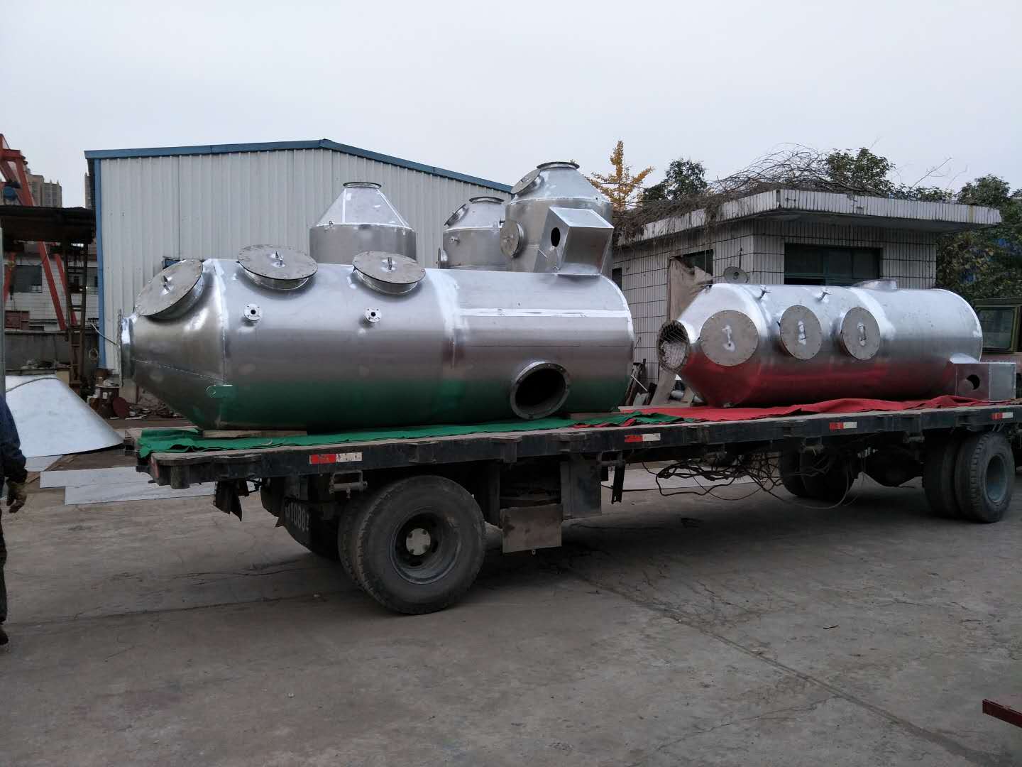 山東豪門鋁業棒爐、時效爐脫硝廢氣治理設備發貨