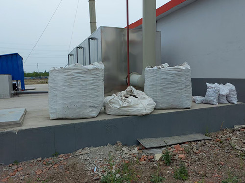 山東德飛服飾污水處理站臭氣治理