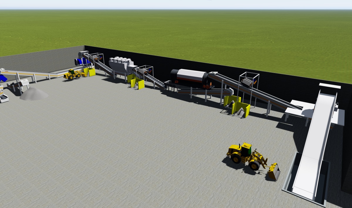 企石鎮(zhèn)工業(yè)固廢破碎系統(tǒng)項(xiàng)目